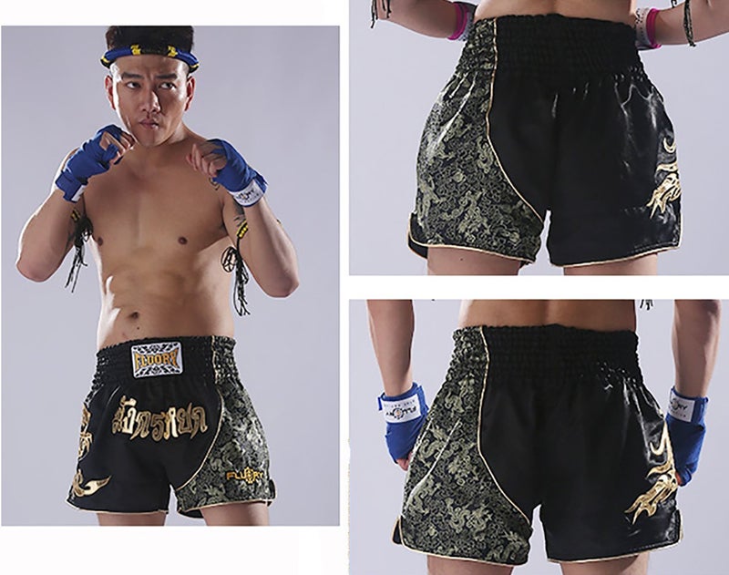 FLUORY Muay Thai Fight Shorts,MMA Shorts Clothing Training Cage Fighting Grappling Martial Arts Kickboxing Shorts Clothing - Image 3